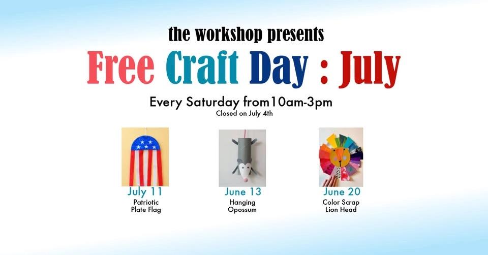 Free Craft Day | July 2026