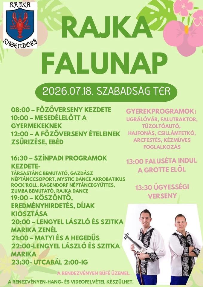 Rajka fesztivál 2026