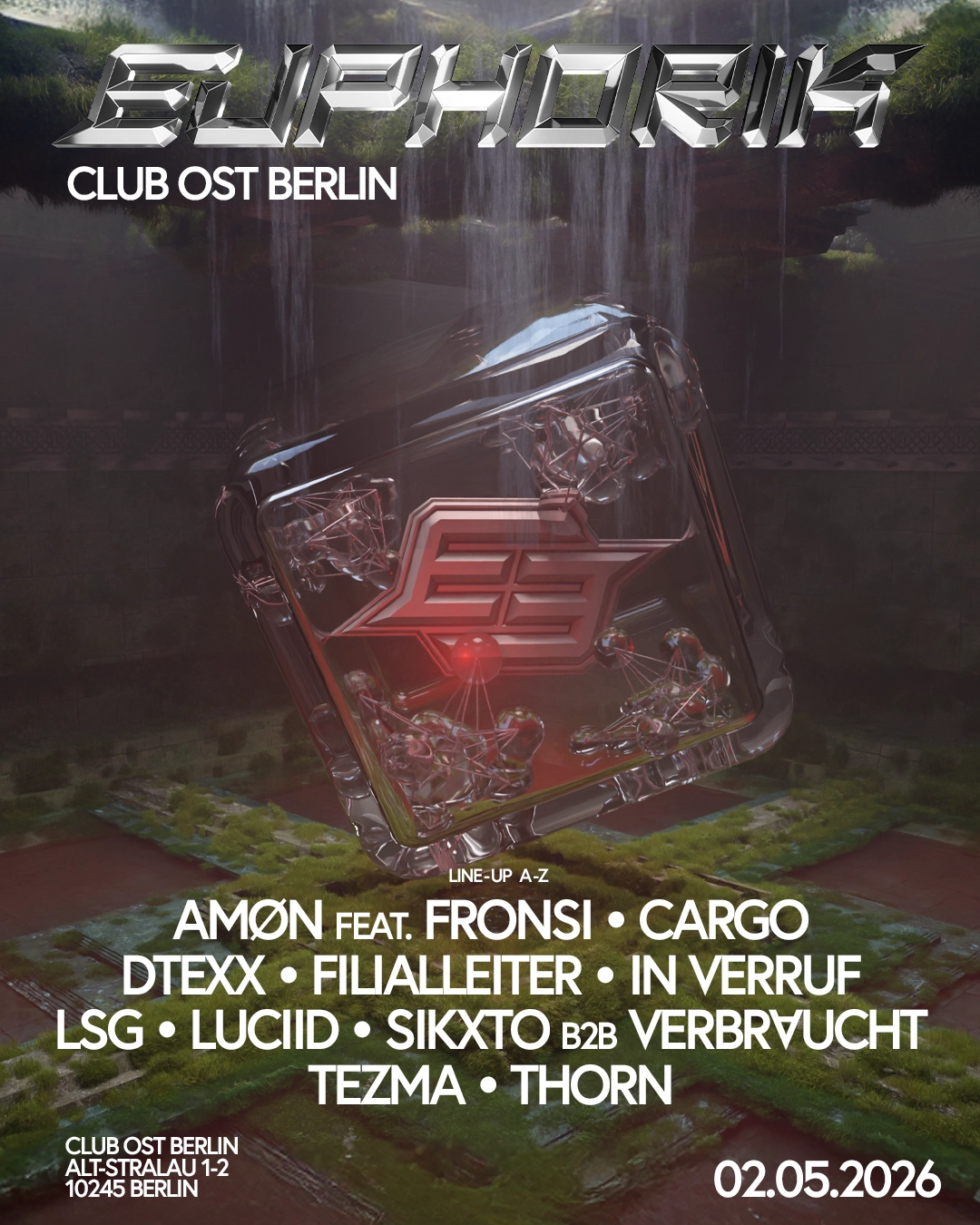 EUPHORIK pres. Luciid, In Verruf, Cargo, Amøn & Fronsi