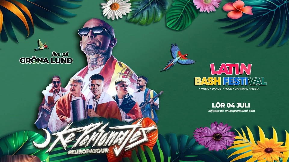 Ke Personajes live på Latin Bash - Gröna Lund