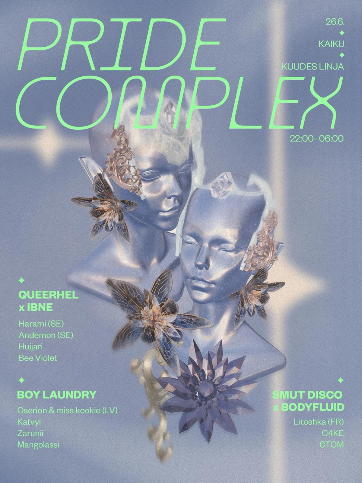 PRIDE COMPLEX: QueerHEL, SMUT DISCO, Boy Laundry