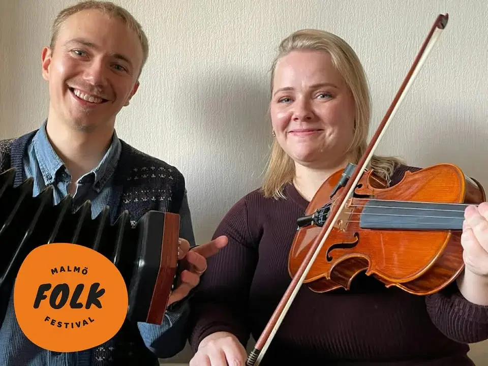 Malmö Folk Festival: Spela irländsk folkmusik med Elliott Hall och Ida Eriksson