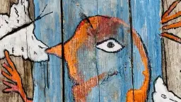 Familjelördag: Måla på träplankor (från 3 år)