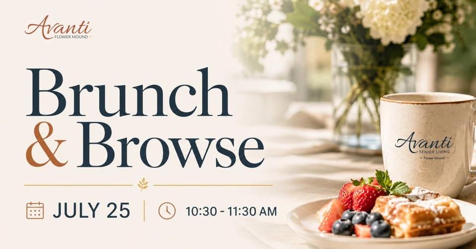 Brunch & Browse | Experience Avanti Flower Mound