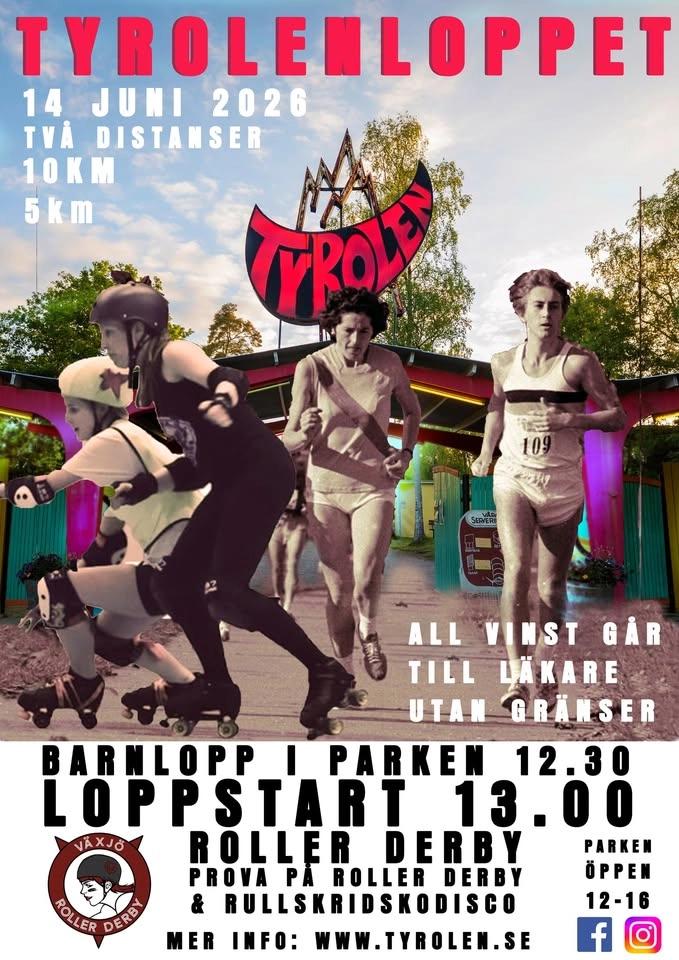 Tyrolenloppet 14 juni (5 & 10km)