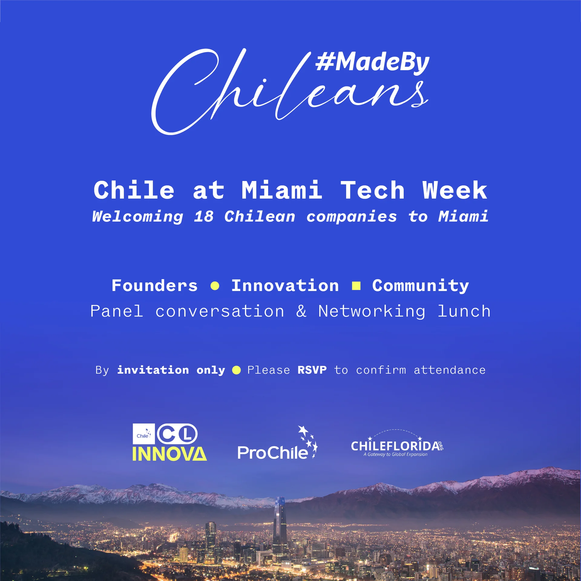Made by Chileans - Chile at Miami Tech Week.