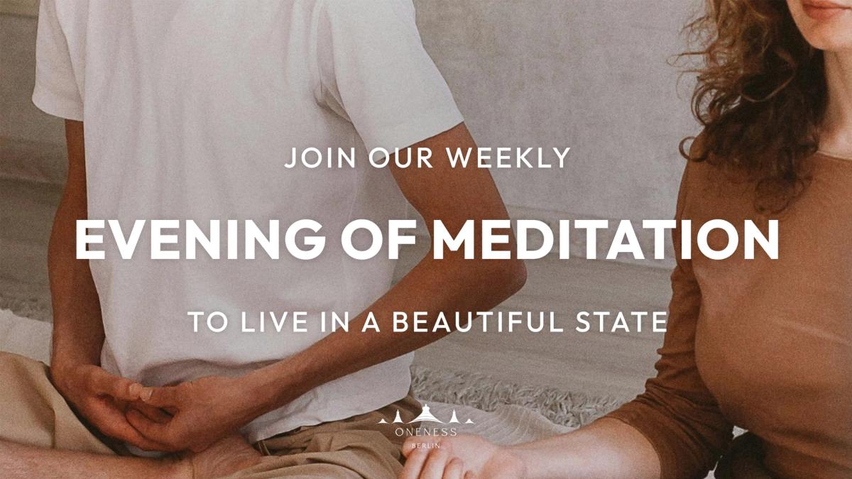 Evening of Meditation - Enjoying growth