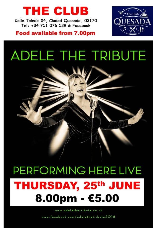 ADELE THE TRIBUTE - €5.00