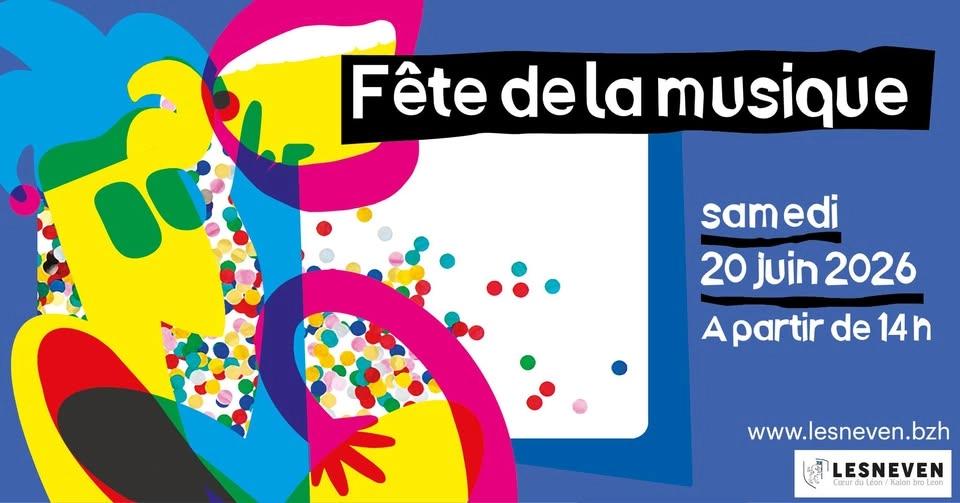 Fête de la Musique à Lesneven - 6 scènes en centre-ville 🎤🎧🎷