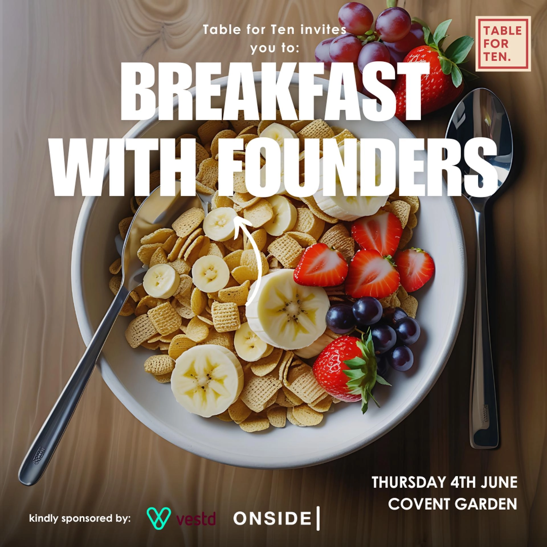 Table for Ten: Breakfast with Founders