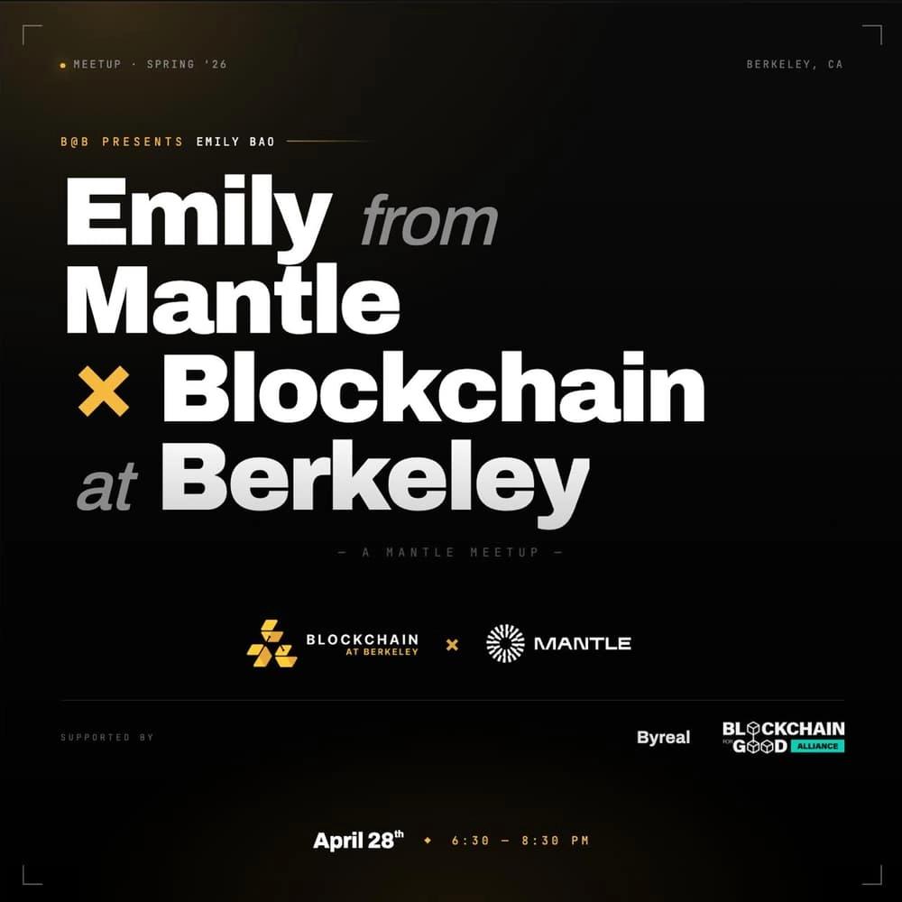 Emily From Mantle x Blockchain at Berkeley Meet up