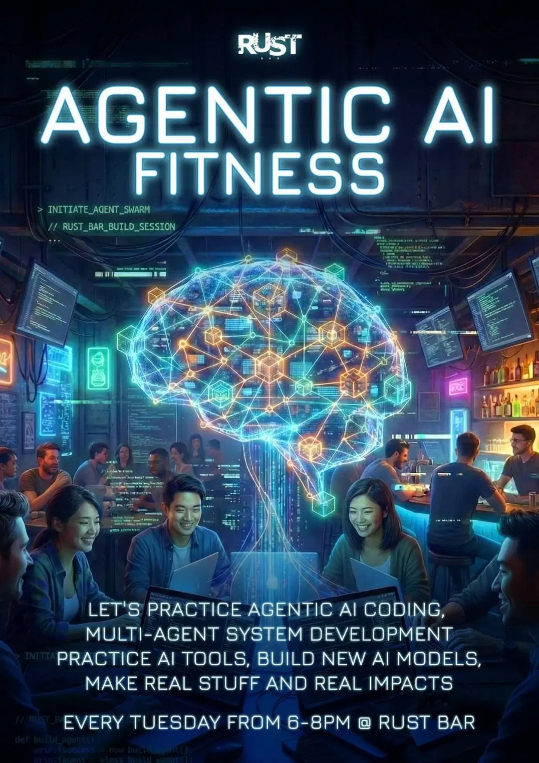 Agentic Coding Fitness Event @ Rust Tech Bar Ban Tad Thong