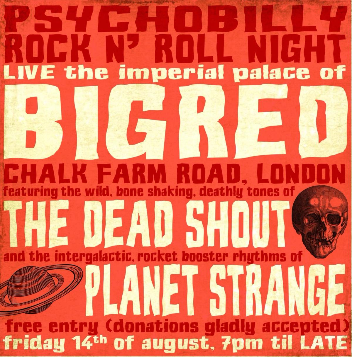THE DEAD SHOUT + PLANET STRANGE @ BIG RED