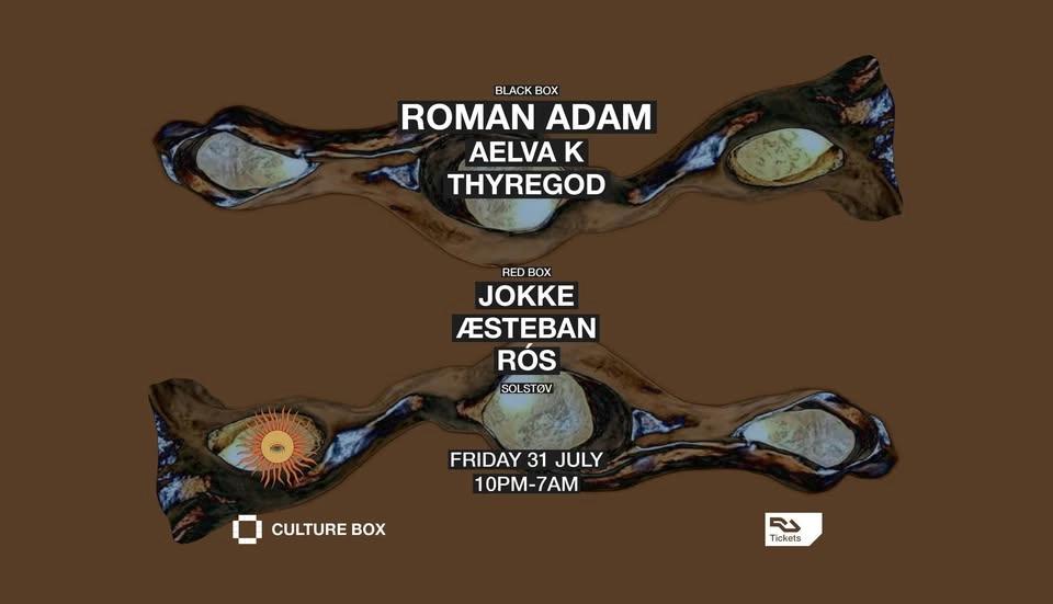 Roman Adam / AELVA K / Thyregod / SOLSTØV: Jokke / Æsteban / RÓS
