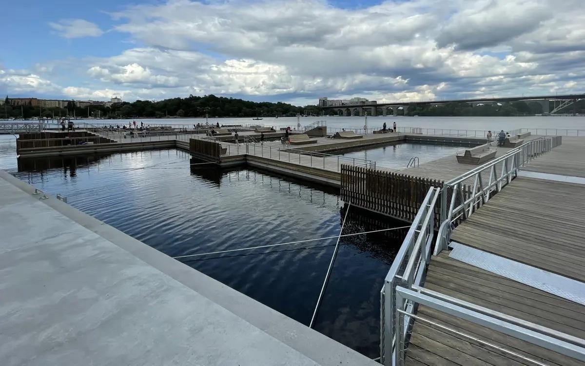 Morgonyoga på Marieviksbadet