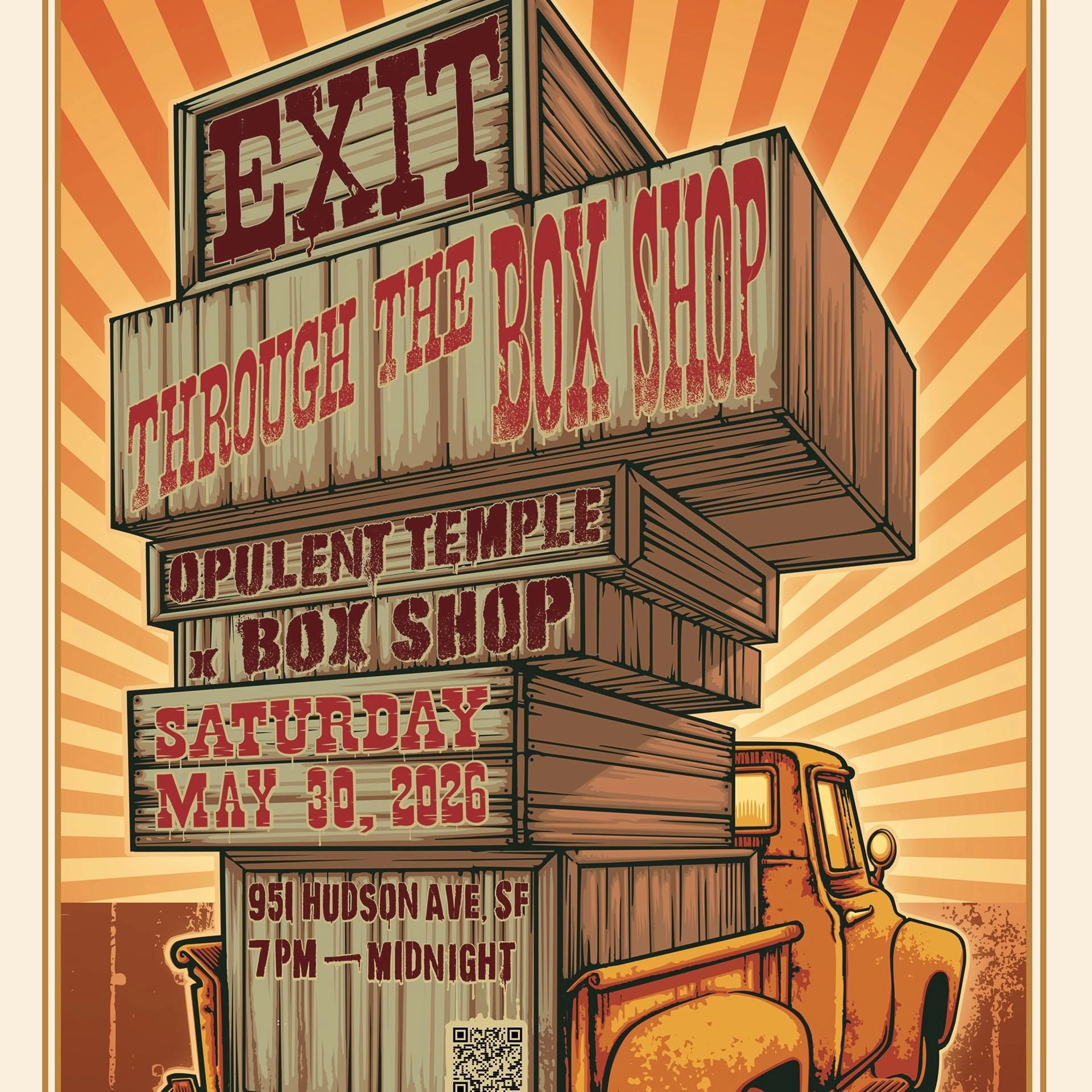 Exit Through The Box Shop: Opulent Temple x Box Shop