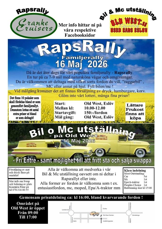RapsRally den 16maj 2026