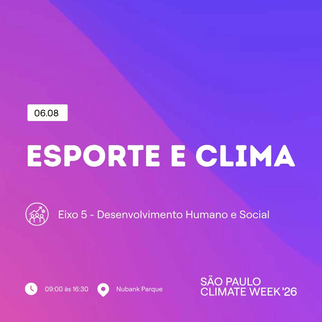 Esporte e Clima