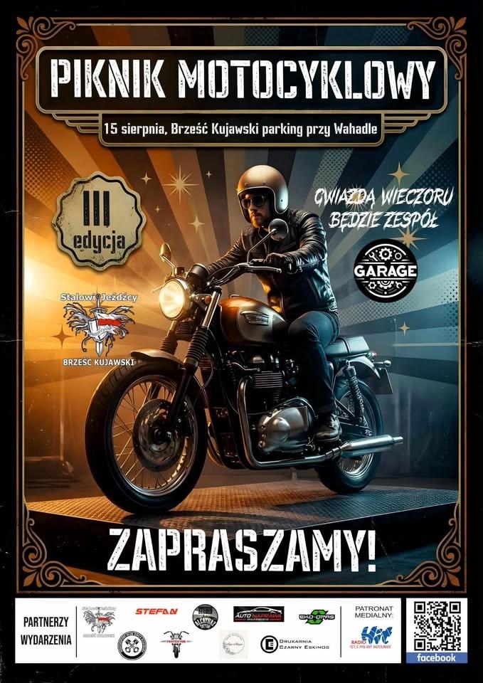 lllPiknik Motocyklowy Stalowi Jeźdźcy Brześć Kujawski