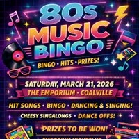 80's Music Bingo | Dancing & Singing | March 21st