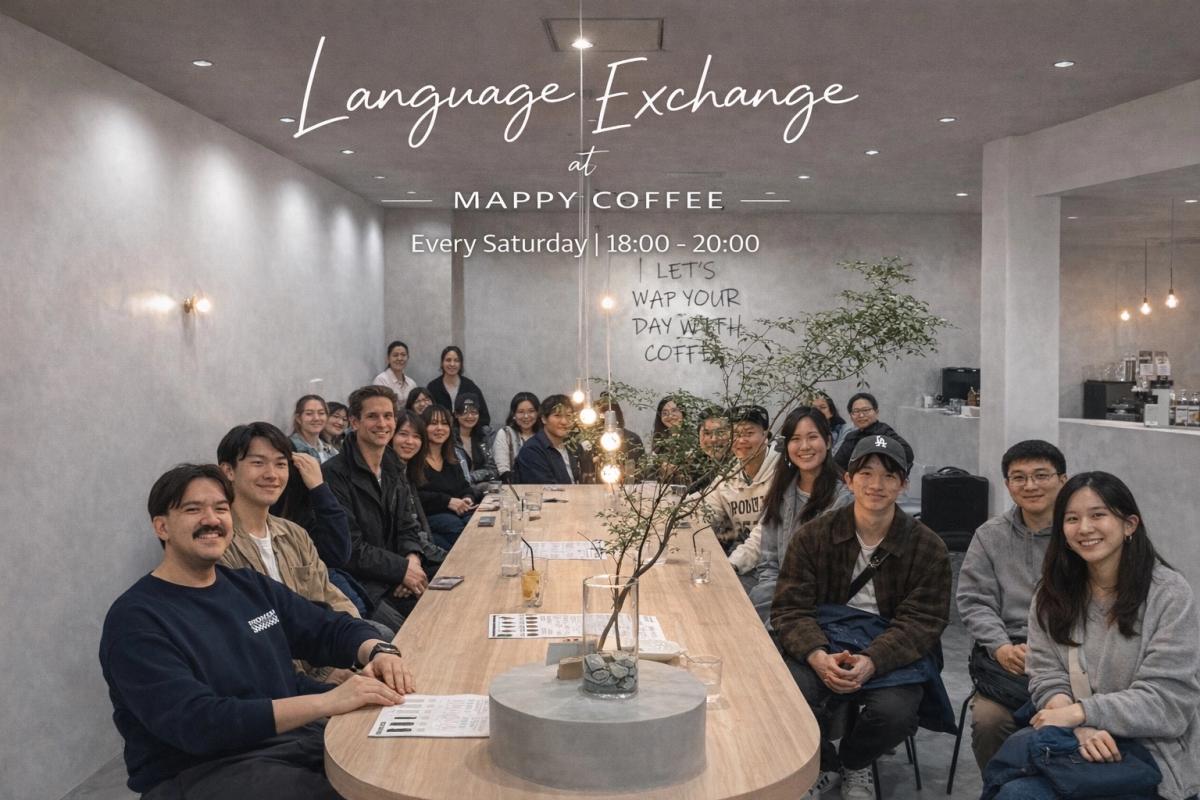 English&日本語 Language Exchange 言語交流コミュニティat MAPPY COFFEE ☕🥳🌏👏