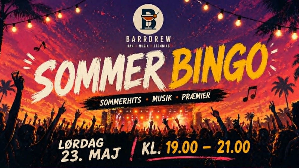 Sommer Musik Bingo på BarrDrew