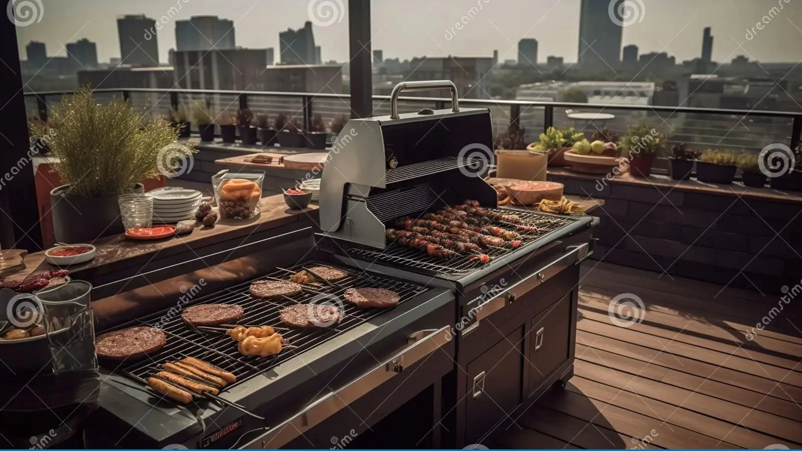 🥳🥳🥳Rooftop BBQ! 🥳🥳🥳🥳🥳🥳🥳🥳