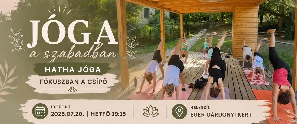 Nyári szabadtéri hatha jóga – Fókuszban a csípő