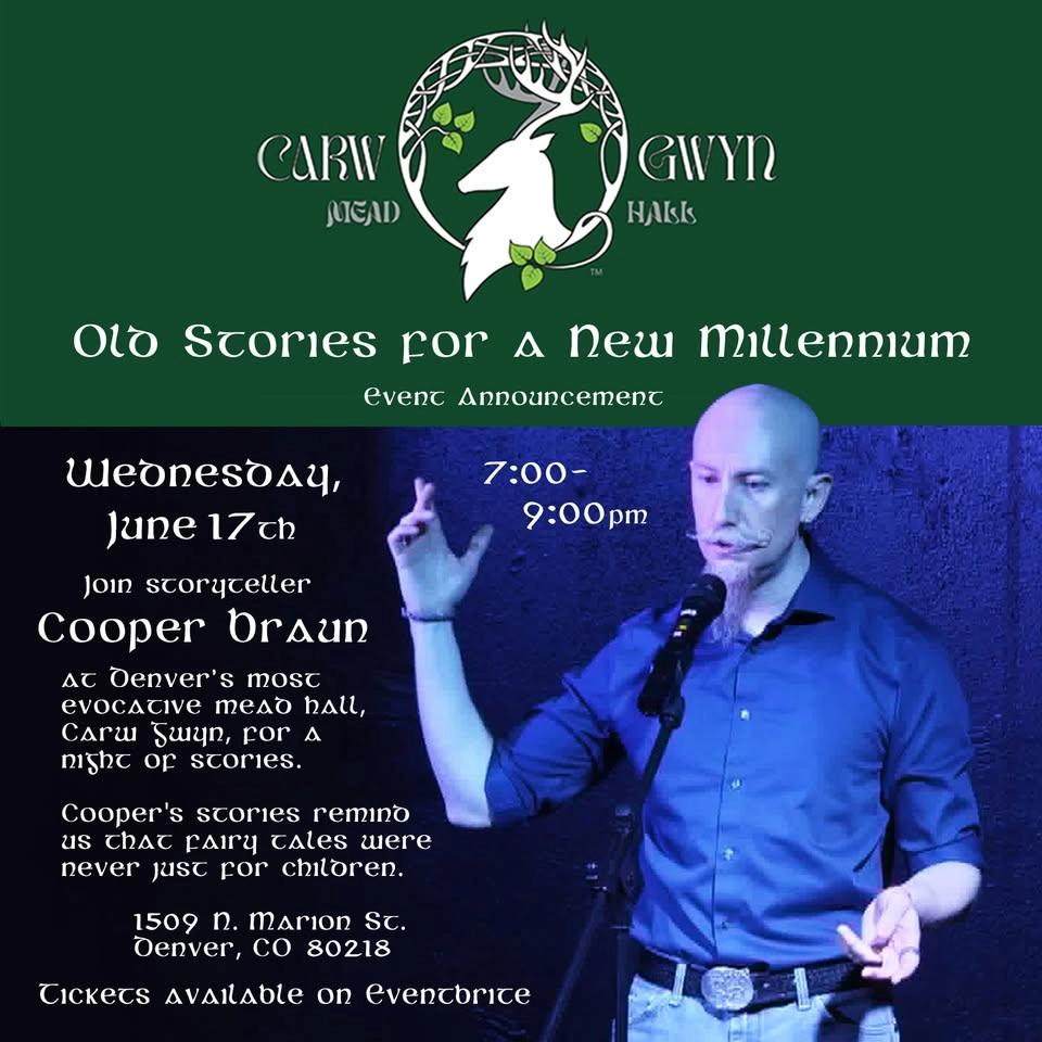 Old Stories for a New Millennium - Traditional Storytelling at Carw Gwyn with Cooper Braun