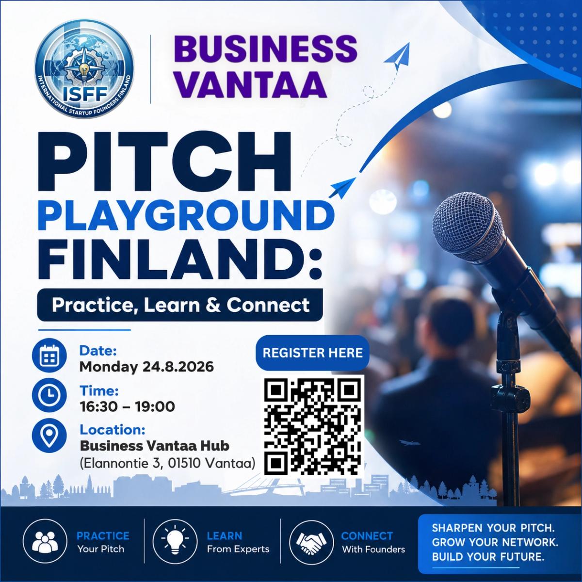 Pitch Playground Finland: Practice, Learn & Connect