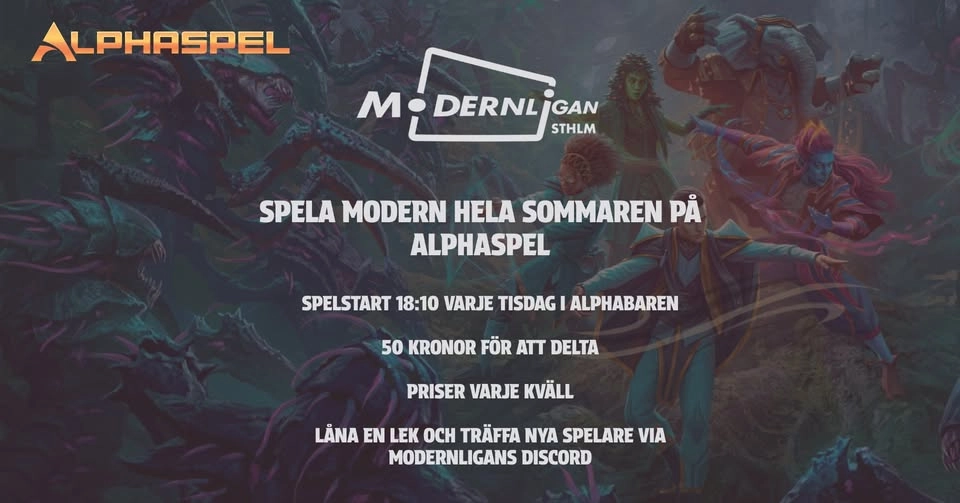 Spela Magic: The Gathering i Stockholm - Modern Sommarspel