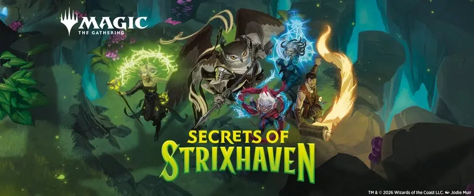 Magic Secrets of Strixhaven Prerelease-helg!