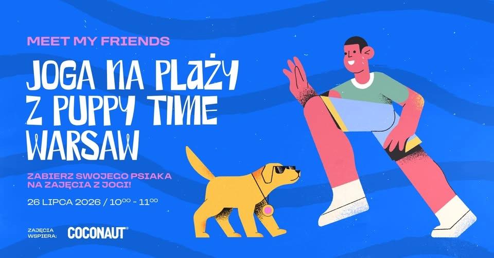 JOGA NA PLAŻY Z WŁASNYM PSIAKIEM!