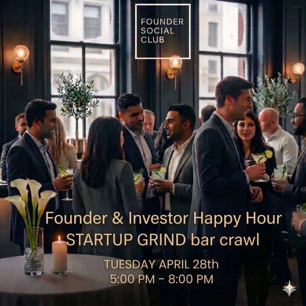 Founder & Investor Happy Hour (Startup Grind Bar Crawl)
