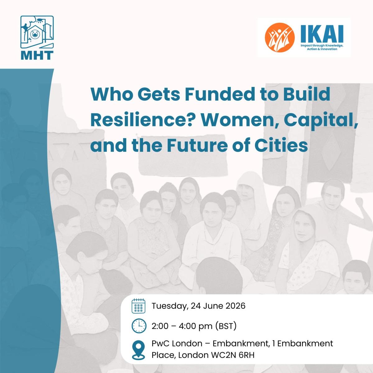 Who Gets Funded to Build Resilience? Women, Capital, and the Future of Cities