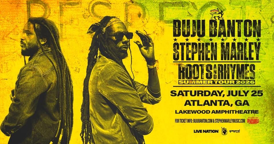 Buju Banton & Stephen Marley Live in Atlanta, GA | 7/25/26 | Roots And Rhymes Tour