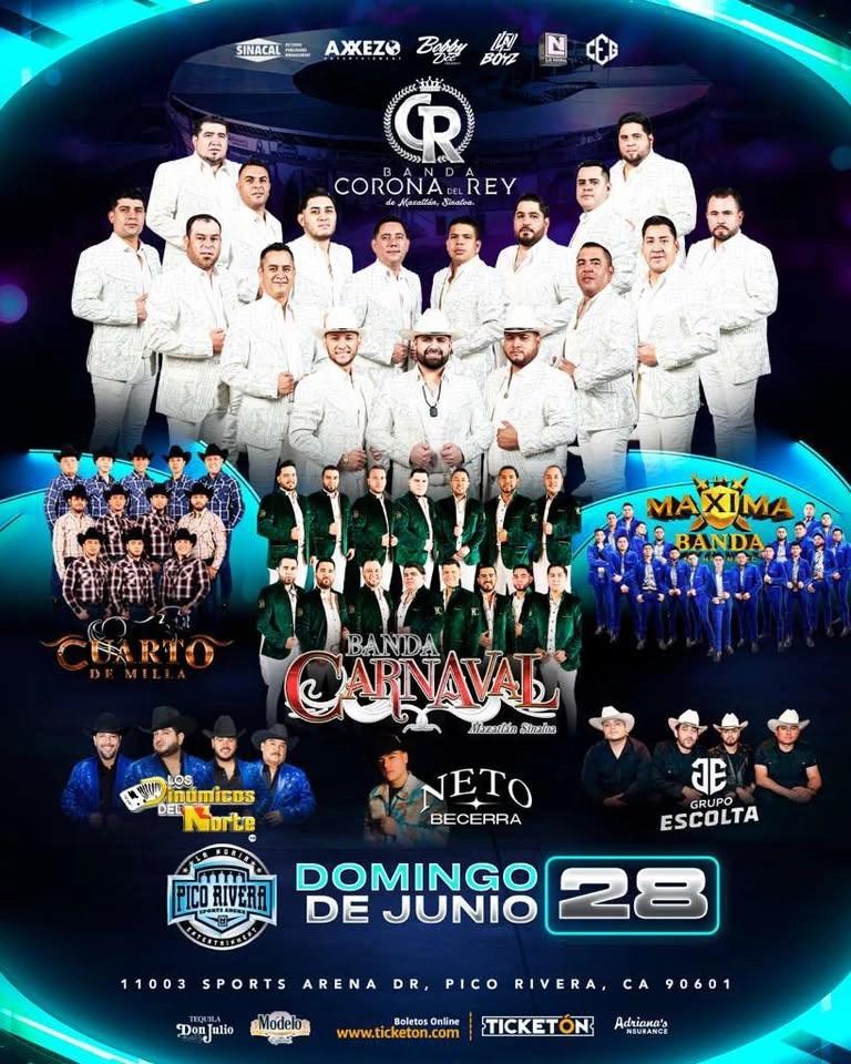Banda Corona Del Rey x Pico Rivera Sports Arena