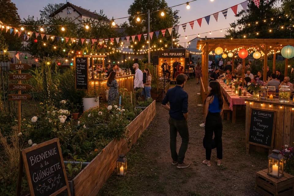 Guinguette ร la ferme du Cลur