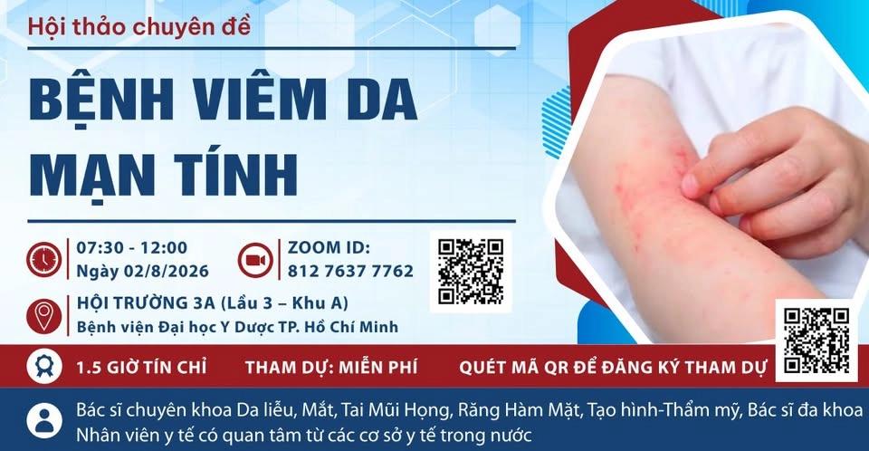 💌💌💌HỘI THẢO: BỆNH DA VIÊM MẠN TÍNH
