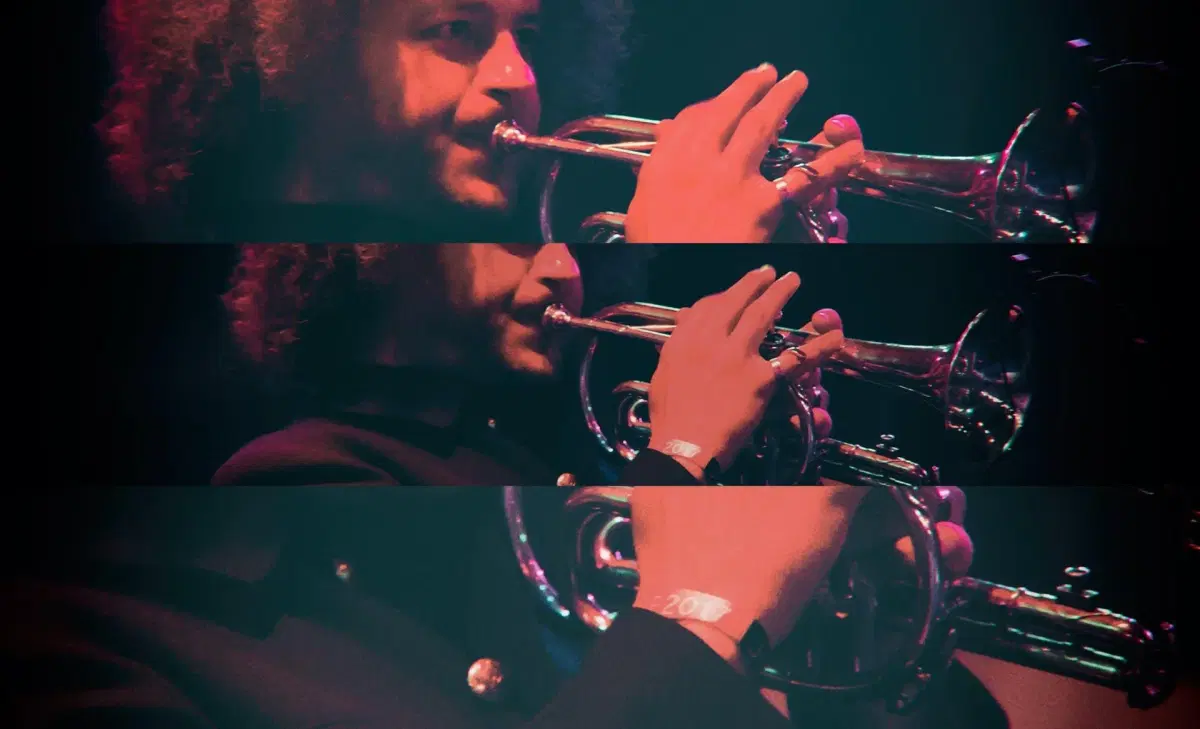 Cinematisk jazzkonsert och performancekonstverk