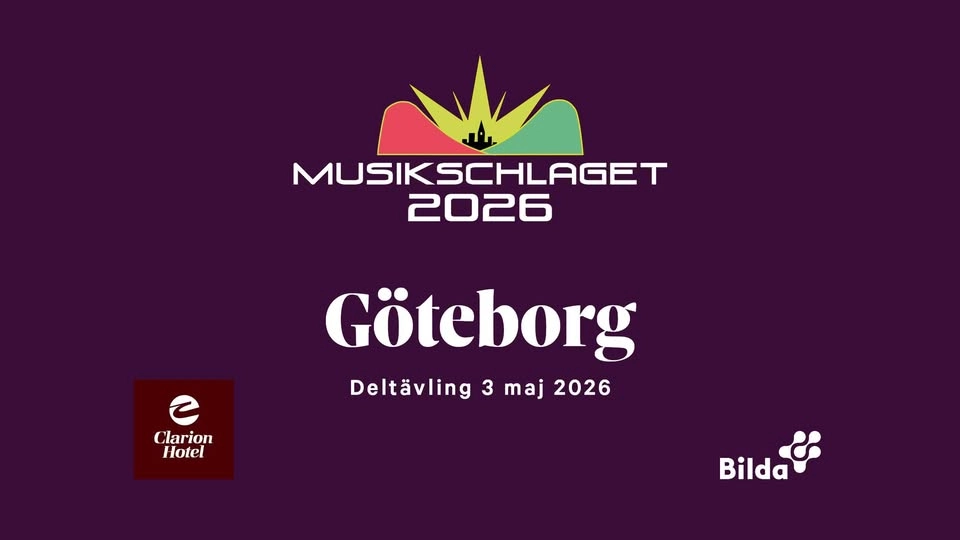 Musikschlaget 2026 - deltävling Göteborg
