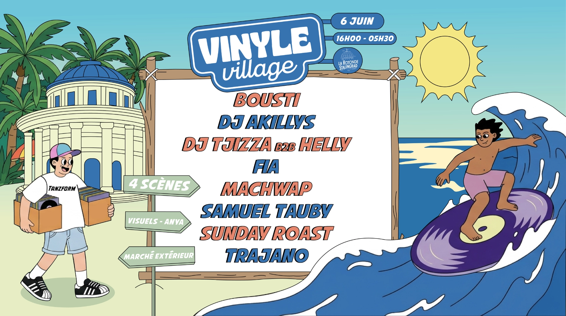 VINYLE VILLAGE - WAX & SUN: OPEN-AIR & CLUB XXL