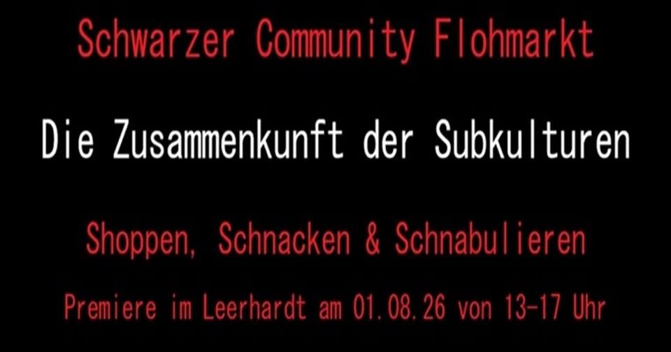 Premiere Schwarzer Community Flohmarkt