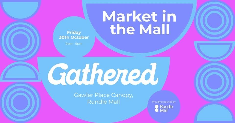 Gathered Market in the Mall