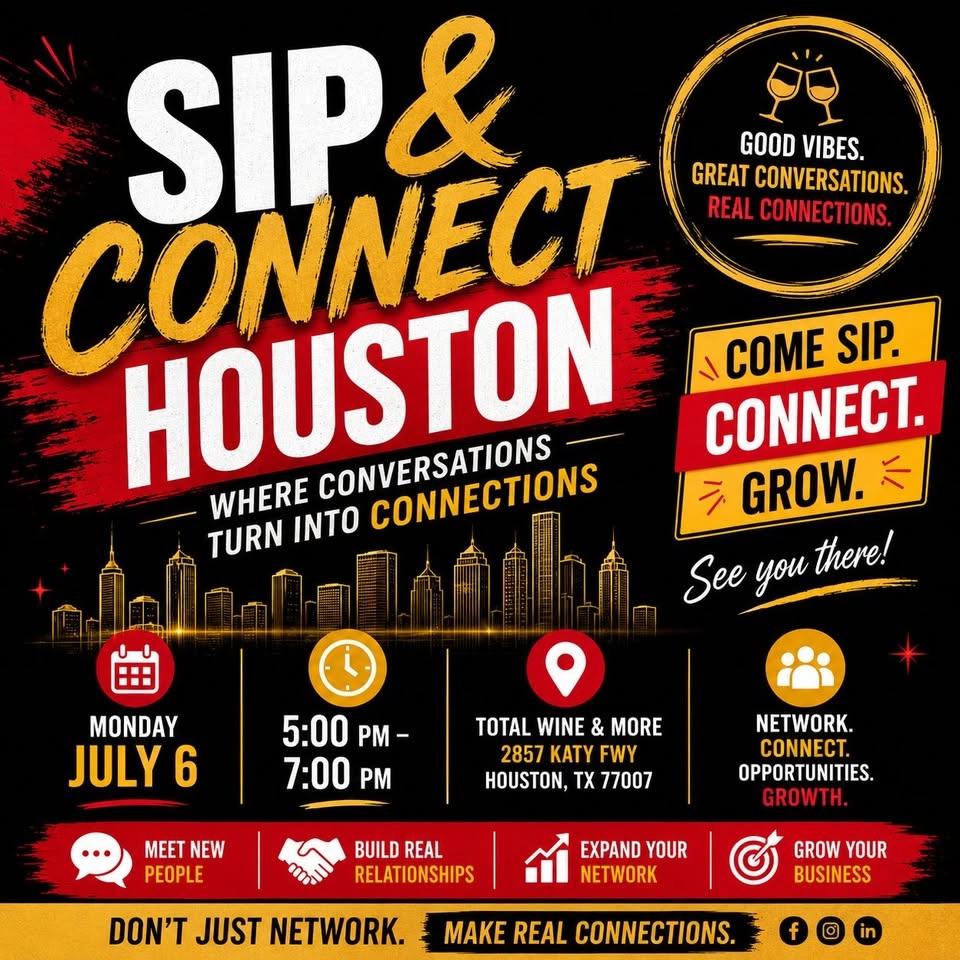 Sip and Connect Houston: Where Conversations Turn Into Connections