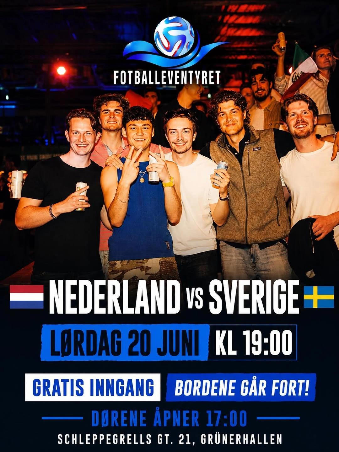 Fotball-VM 2026: Nederland – Sverige