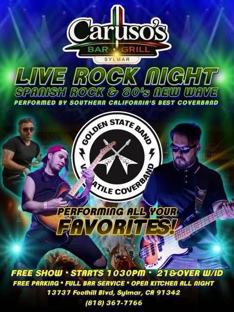 Caruso's Pizza present: Live Rock Night with GSB