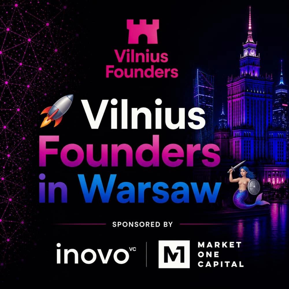🚀 Vilnius Founders in Warsaw 🧜Q&A with Chris Cunningham (ClickUp), Dawid Sugier (Inovo VC) & Kamil Węgliński (Market One Capital)