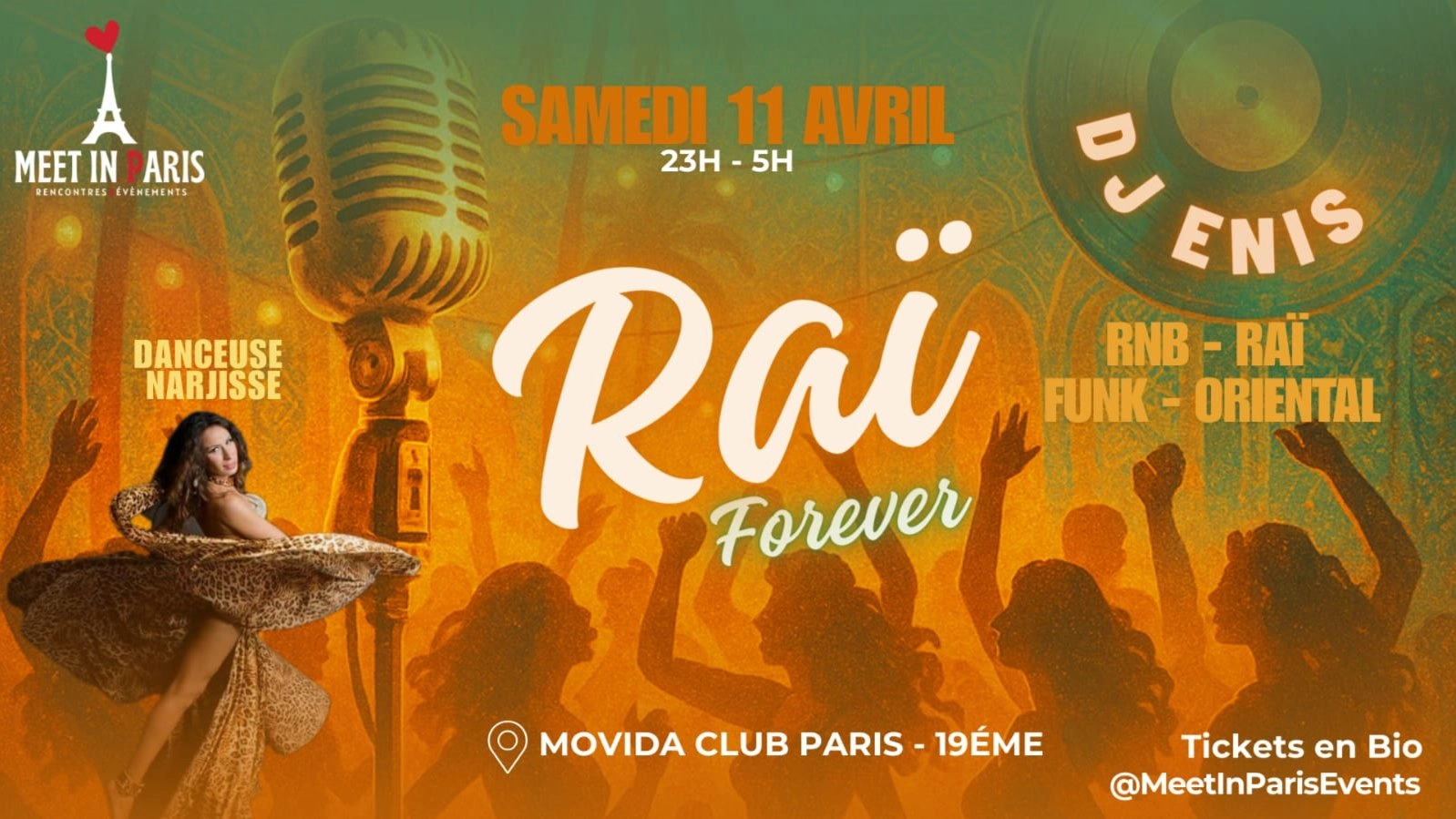 RAÏ'n'B FOREVER🎧💚🌙💃🏻PARTY 11 Avril
