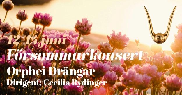 Försommarkonsert med Orphei Drängar i Falun